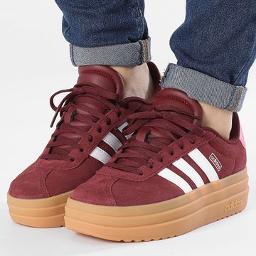 Adidas Performance - Zapatillas Mujer VL Court Bold J IH4780 Shadow Red Cloud White Pink Fusion