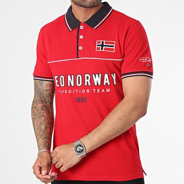 Geographical Norway - Polo de manga corta Kerato Rojo