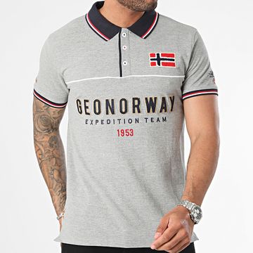 Geographical Norway - Polo de manga corta Kerato Gris