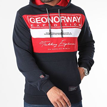 Geographical Norway - Sudadera con capucha azul marino
