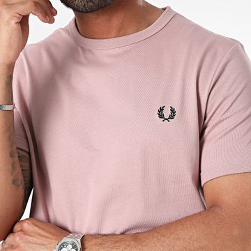 Fred Perry - M3519 Camiseta Ringer Morado Claro