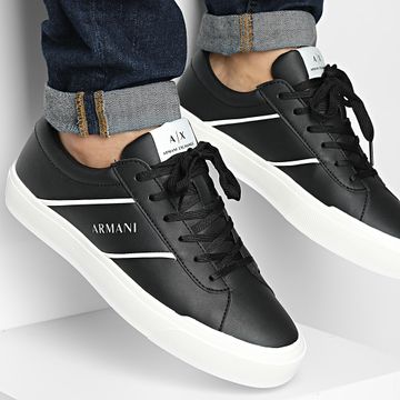 Armani Exchange - Baskets XUX165-XV758 Negro Blanco óptico