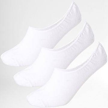 Jack And Jones - 3 Pares Calcetines Douglas Invisibles Blanco