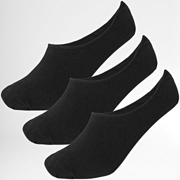 Jack And Jones - 3 Pares Calcetines Douglas Invisibles Negro