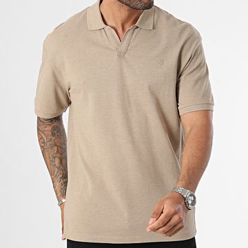 Jack And Jones - Polo de manga corta Bladon Beige oscuro