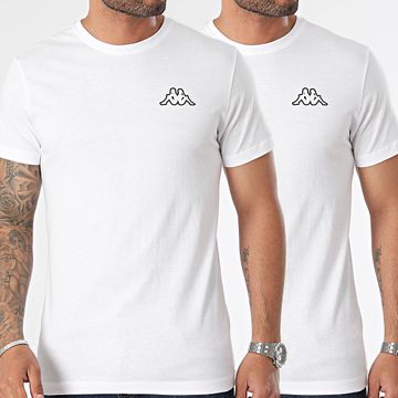 Kappa - Lote de 2 camisetas 39492236 Blanco