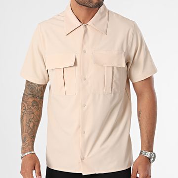 KZR - Camisa de manga corta beige