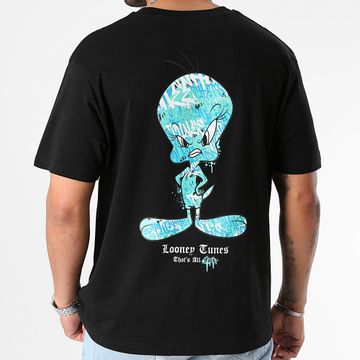 Looney Tunes - Tee Shirt Oversize Large Icy Tweety Back Negro