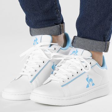 Le Coq Sportif - Court Clean 2410758 Optical Blanco Baltic Sea Zapatillas Mujer
