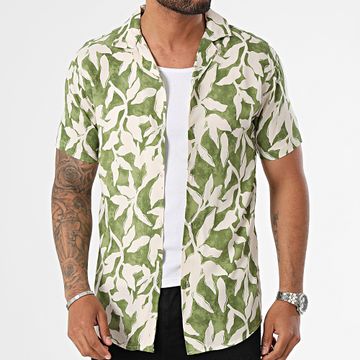Classic Series - Camisa de manga corta verde beige