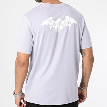 DC Comics - Camiseta oversize Batman Graffiti Lavanda