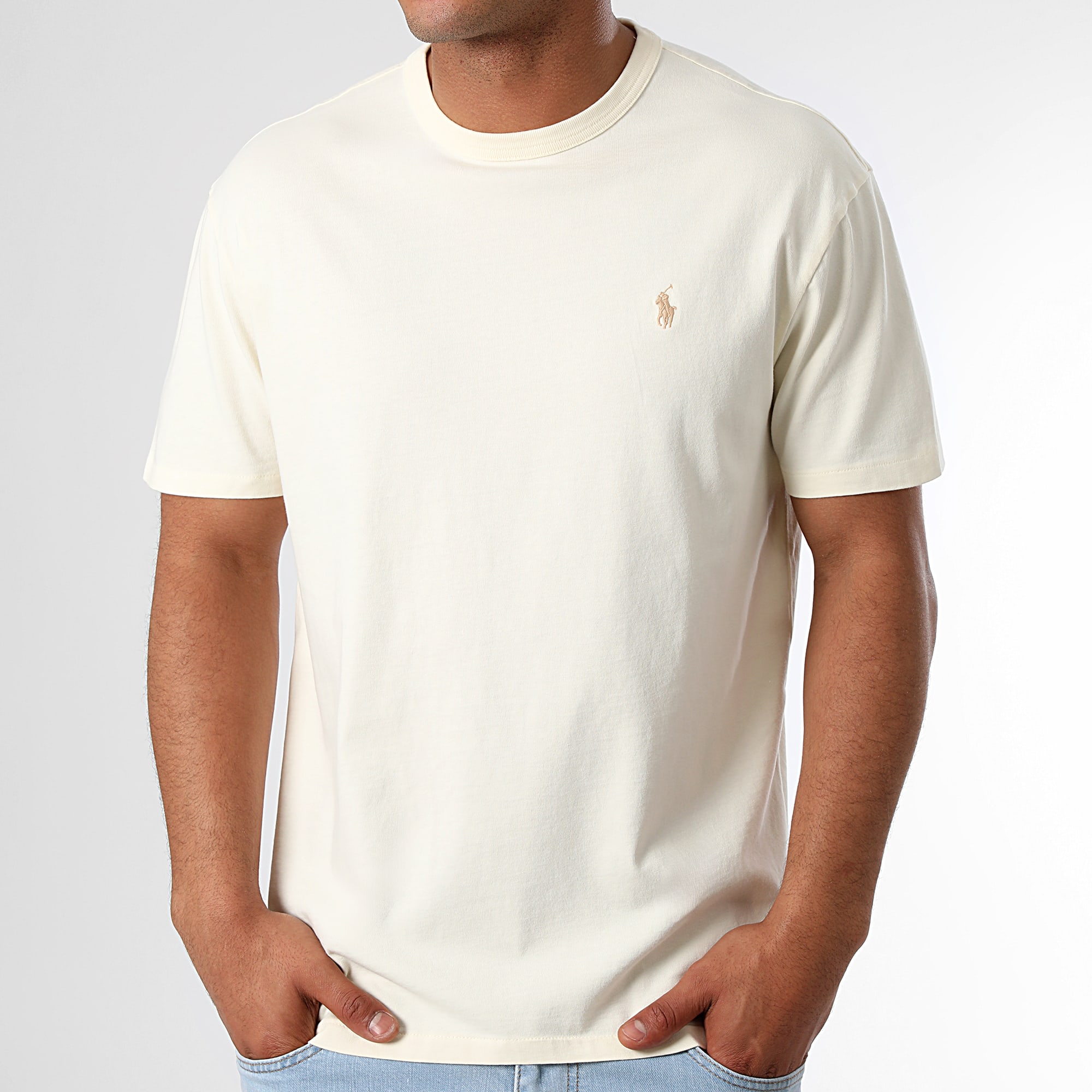 Polo Ralph Lauren - Camiseta Classic Fit Original Player Beige