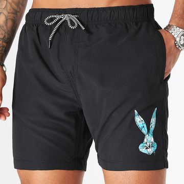 Looney Tunes - Shorts de baño Icy Bugs Bunny Negro