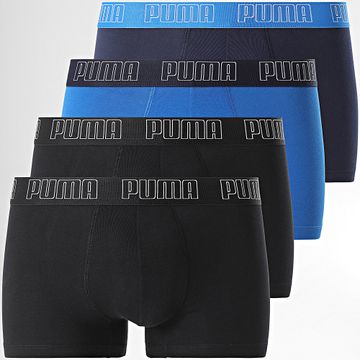 Puma - Pack De 4 Boxers 701227794 Negro Azul Real Azul Marino