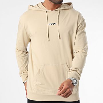 HUGO - Sudadera con capucha Linked 50518693 Beige