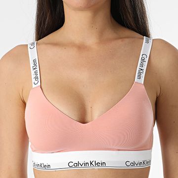 Calvin Klein - Sujetador forrado ligero para mujer QF7059E Rosa