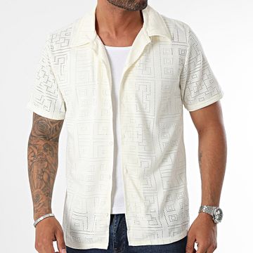 KZR - Camisa de manga corta en color crudo