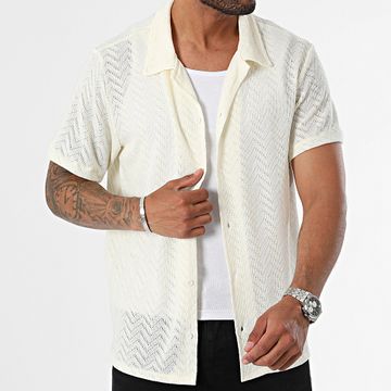 KZR - Camisa de manga corta beige