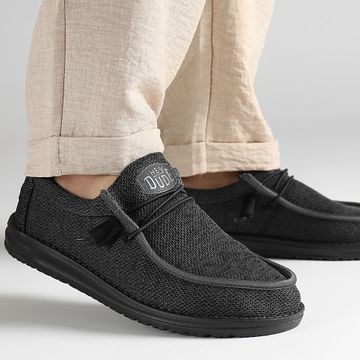 Hey Dude - Mocasines Wally Sox Micro Total Negro