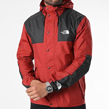 The North Face - Cortavientos Capucha Moutain A5IG3 Rojo