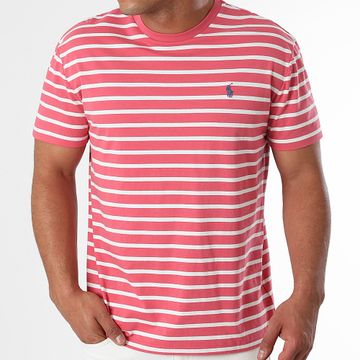Polo Ralph Lauren - Camiseta Stripes Original Player Rojo Blanco