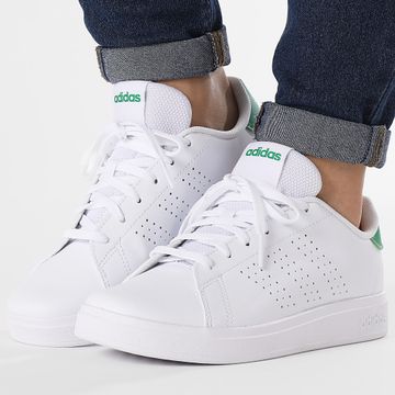 Adidas Performance - Advantage Base 2.0 J Zapatillas Mujer ID3889 Nube Blanco Verde