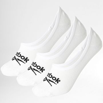 Reebok - Lote de 3 Pares de Calcetines Invisibles R0351 Blancos