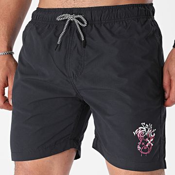 Sale Môme Paris - Shorts de baño Graffiti Head Rabbit Negro