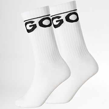 HUGO - Lote de 2 pares de calcetines 50510647 Blanco