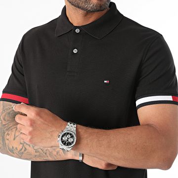 Tommy Hilfiger - Polo Slim Flag Cuff 5601 Negro