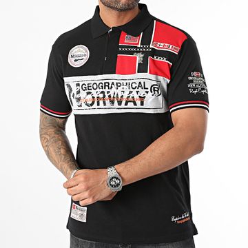 Geographical Norway - Polo de manga corta Negro