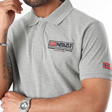 Geographical Norway - Polo de manga corta Gris brezo