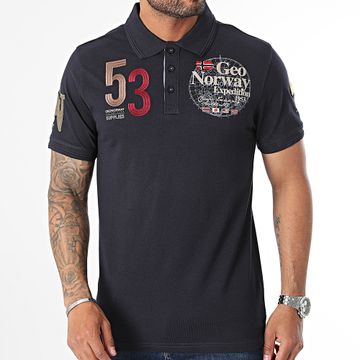 Geographical Norway - Polo de manga corta Azul marino