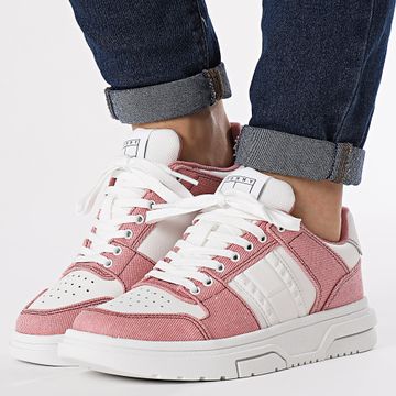 Tommy Jeans - Zapatillas Brooklyn Mix Media 2577 Chalky Pink para mujer
