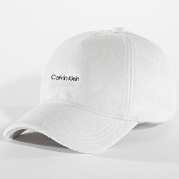 Calvin Klein - Gorro de lana con letras metálicas 2364 Gris claro