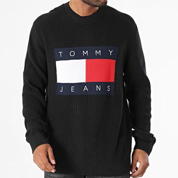 Tommy Jeans - Suéter Dna Flag 9186 Negro