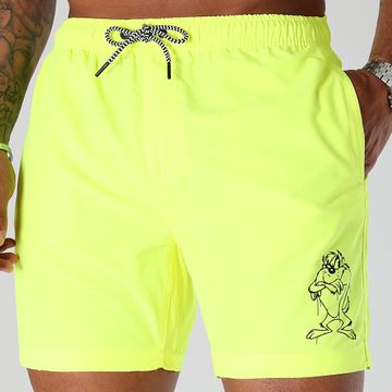 Looney Tunes - Bañador Angry Taz Amarillo Fluo