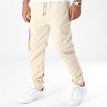 2Y Premium - Pantalones Cargo Beige