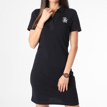 Tommy Hilfiger - Polo de mujer Script 2609 Azul marino