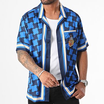 Classic Series - Camisa azul marino de manga corta