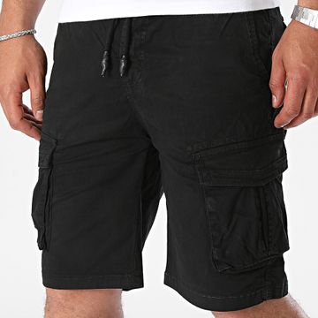 KZR - Pantalones cortos cargo negros