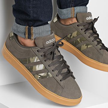 Adidas Performance - Zapatillas Grand Court 2.0 IH7768 Shadow Olive Strata Gum3