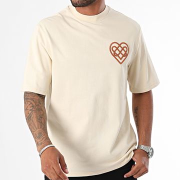 KZR - Camiseta oversize beige