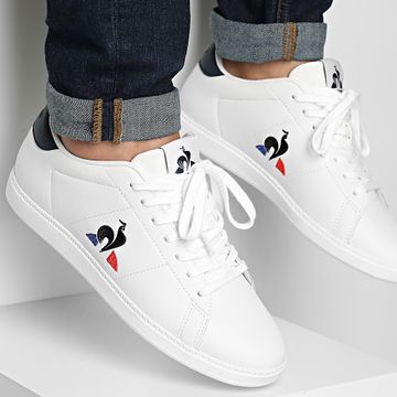 Le Coq Sportif - Baskets Courset 2 2423203 Óptico Blanco Vestido Azul