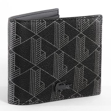 Lacoste - Cartera The Blend Negro Gris