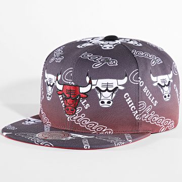 Mitchell and Ness - Destino Ocio Deadstock Chicago Bulls Gris Rojo NBA Snapback Cap