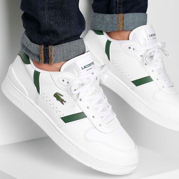 Lacoste - Tclip Set 224 Zapatillas Blanco Verde Oscuro