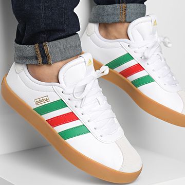 Adidas Performance - VL Court 3.0 Zapatillas IF4466 Nube Blanco Rojo Verde