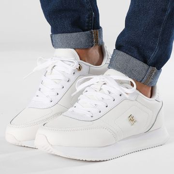 Tommy Hilfiger - Zapatillas Elevated Essential Monogram 8285 Blanco Mujer