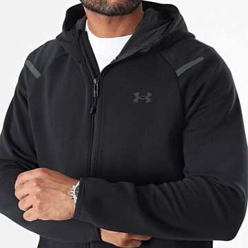 Under Armour - Unstoppable Zipped Sweat Flc 1389352 Negro